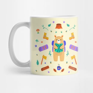 Camping Bear Mug